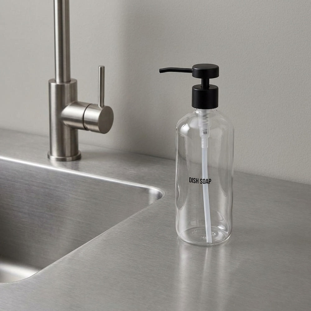 Glass Dish Soap Dispenser