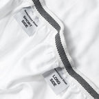Organic Cotton White Duvet Cover & Fitted Sheet Set