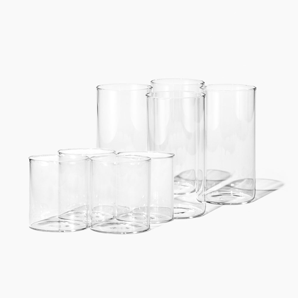Glass Drinkware Set