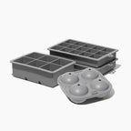 Silicone Ice Cube Trays & Sphere Mold Set