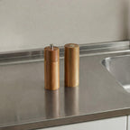Wood Pepper Mill & Salt Shaker Set