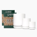 Stoneware Planter & Seed Kit