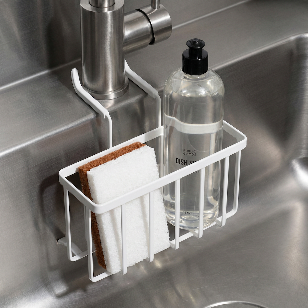 Yamazaki Faucet-Hanging Sponge Caddy