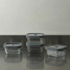 Square Glass Food Storage Containers